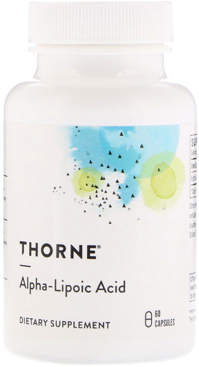 

Натуральная добавка Thorne Research Альфа-Липоевая Кислота, Alpha-Lipoic-Acid, 60 Капсул (693749797012)