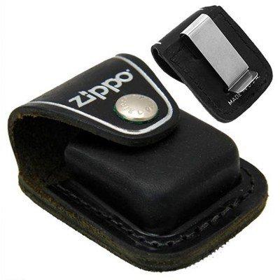 

Чехол Zippo черный с клипсой.