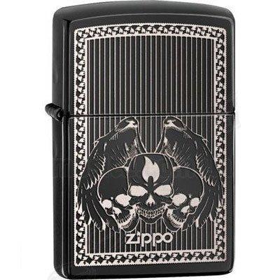 

Бензиновая зажигалка Zippo 28678 Iced Skulls.