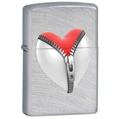 

Зажигалка Zippo 28327 Zip Heart (Сердце со змейкой)