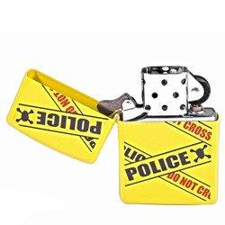 

Бензиновая зажигала Zippo 28060 POLICE CAUTION (Предупреждение полиция).