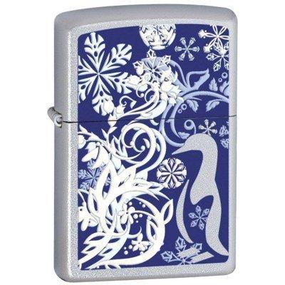 

Зажигалка Zippo 24762 (шт.) Penguin Floral (Стилизованный пингвин)