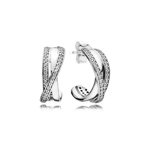 

Серьги Пандора Сплетение #290730CZ