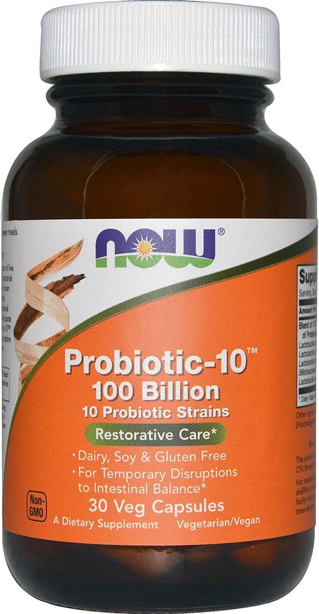 Акція на Биологически активная добавка Now Foods Probiotic 100 Billion 30 капсул (733739029317) від Rozetka UA