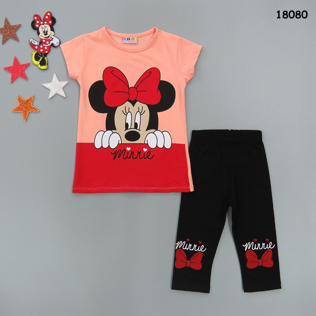 

Костюм Minnie Mouse Hacali kids для девочки 86-92 см Персиковый с черным 18080