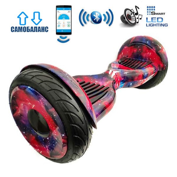 

Гироборд Smart Balance Wheel U20 Premium +Autobalance +Арр 10.5" Красный космос (4607673)