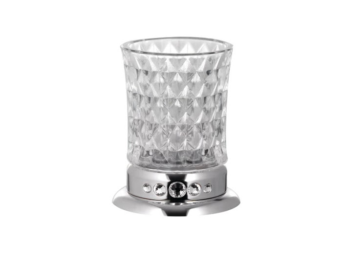 

Стакан для зубных щеток KUGU Swan Freestand 350C (латунь, хром, стекло)