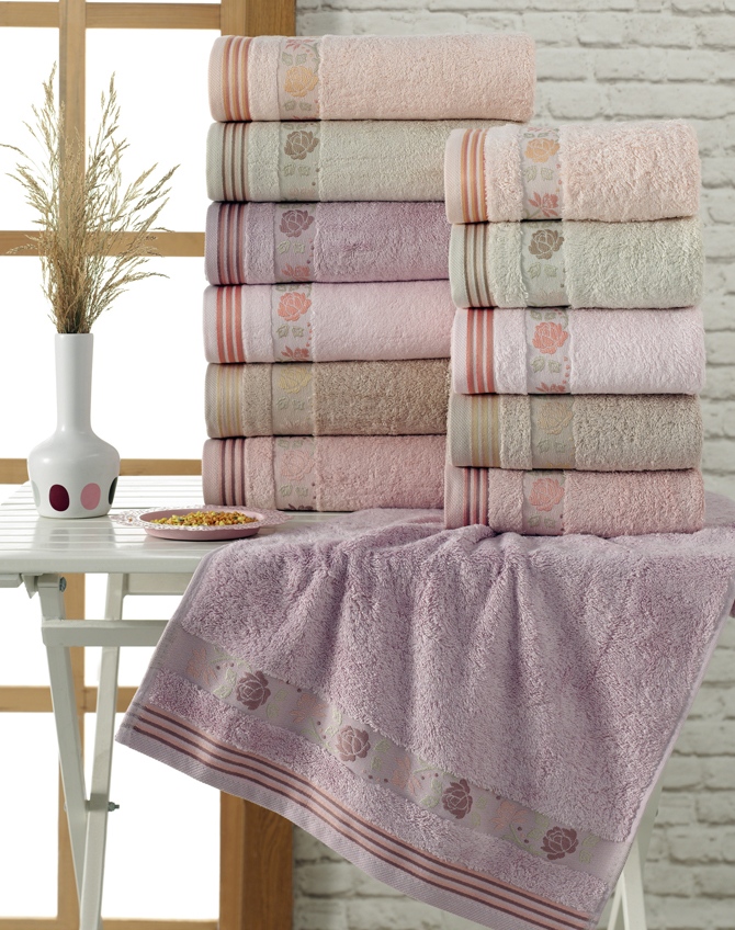 

Набор махровых полотенец Sikel Bamboo Bahar 50*90 6 шт