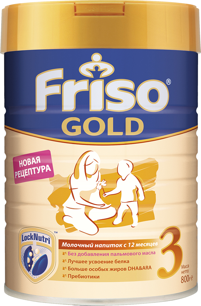 Акція на Напиток сухой молочный Friso Gold 3 800 г для детей старше 1 года (8716200722858) від Rozetka UA