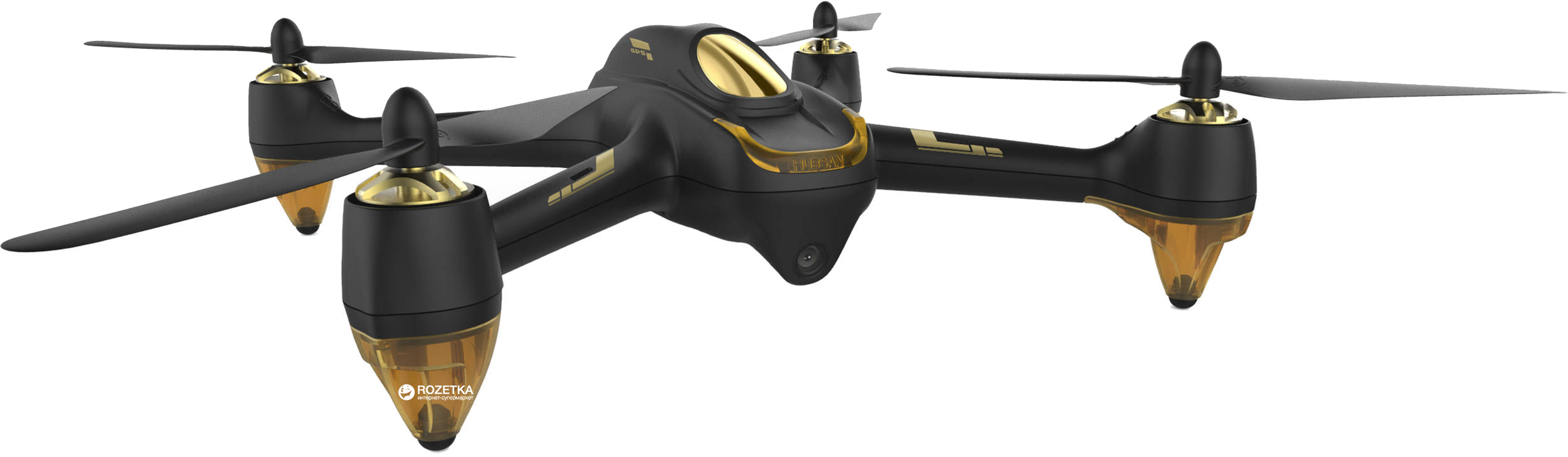 

Квадрокоптер Hubsan H501S FPV c GPS и монитором 4.3" Черный(6922572403871)