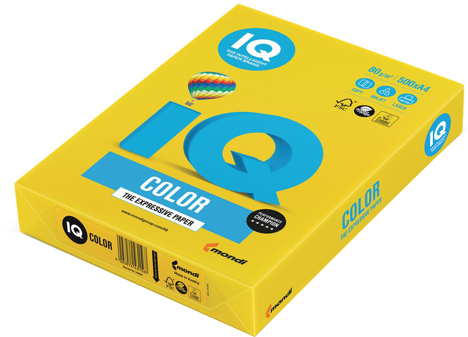 

Бумага IQ Color CY39 желтый А4 80г/м2 500 листов (9003974402918)