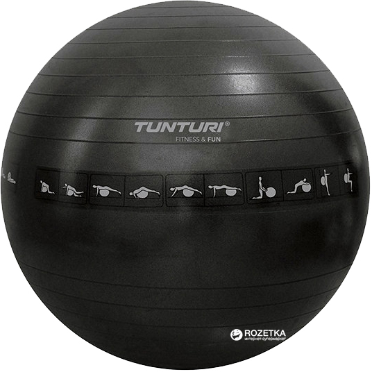 

Фитбол Tunturi Gymball 55 см Черный (14TUSFU287)