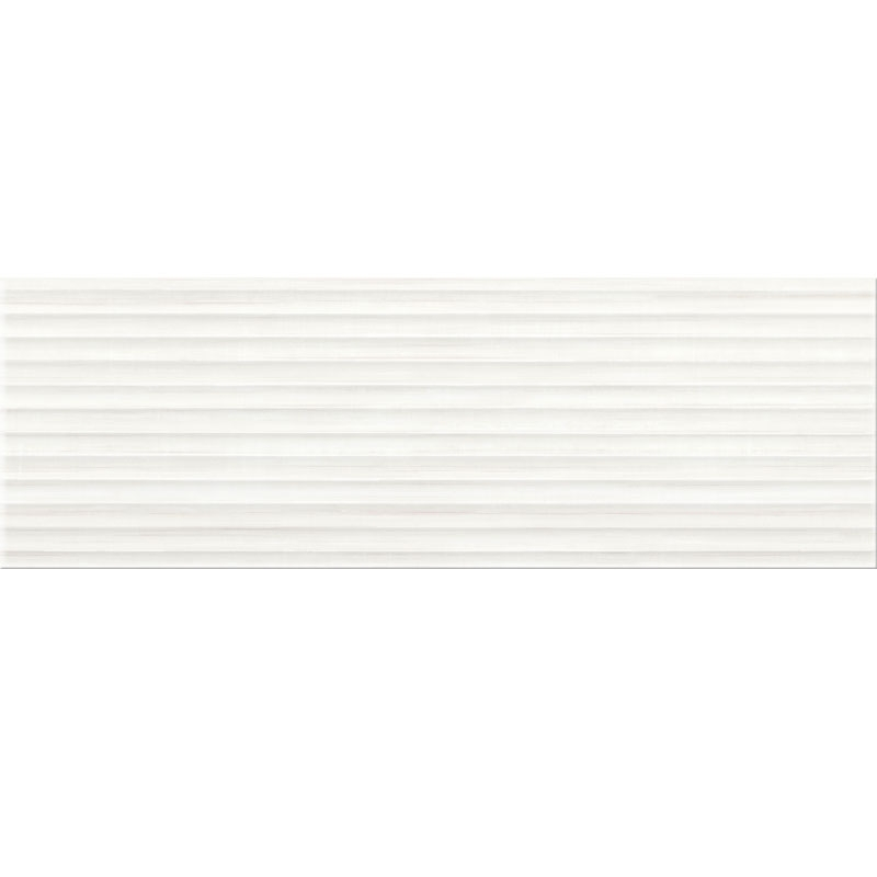 

Кафель Opoczno Stripes White Structure белый 250x750 (071411)