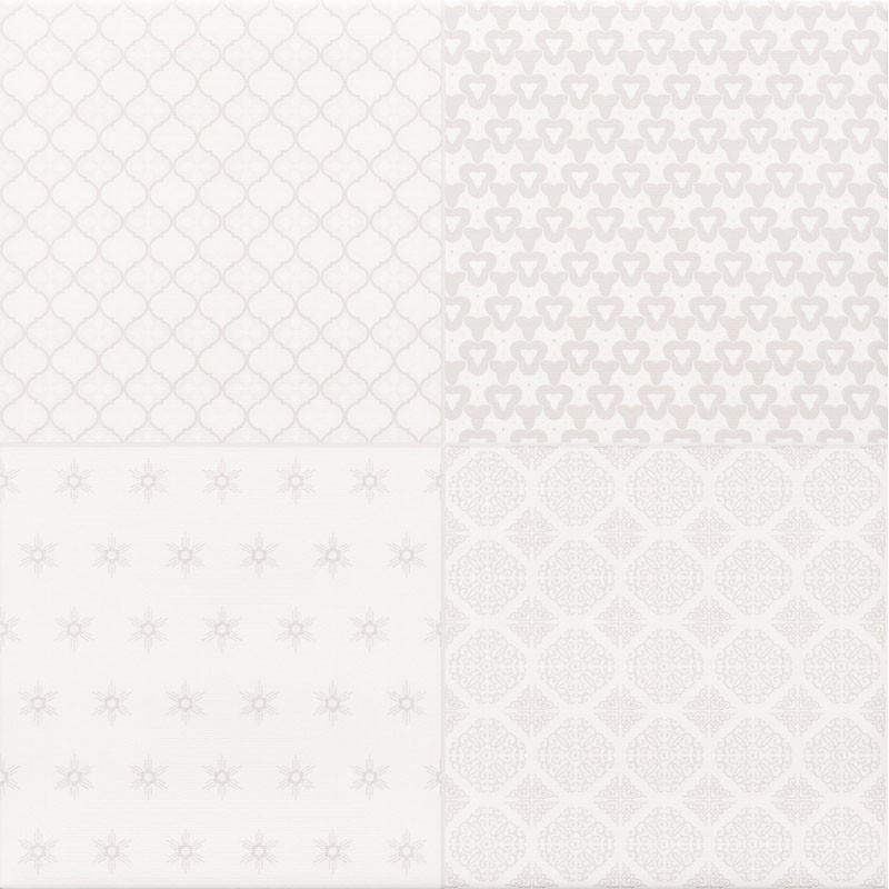

Кафель Cristal Ceramica Retro Blanco Белый 450x450 мм (134404)