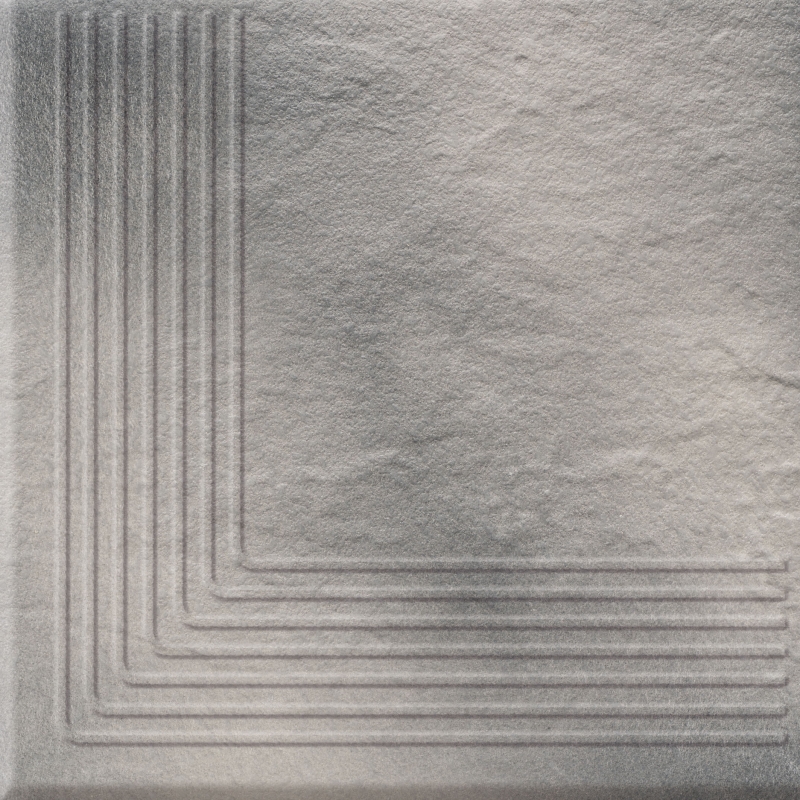 

Клинкер Opoczno Solar Gray Steptread Corner Structura серый 300x300 (008659)