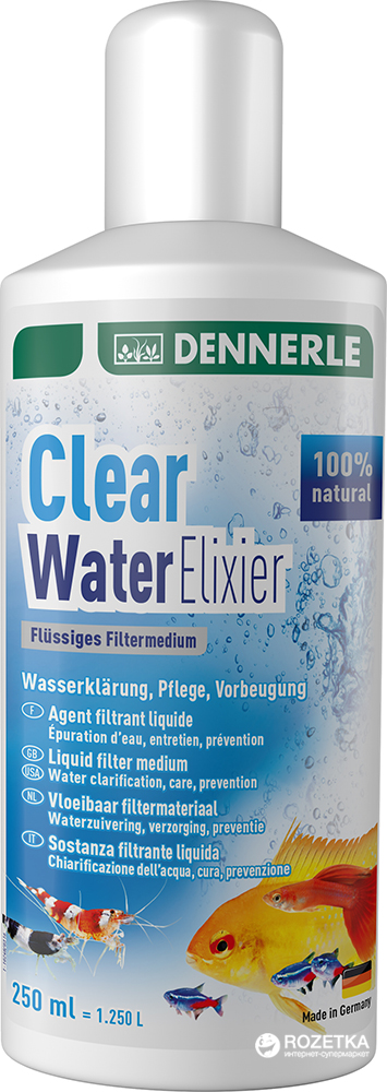 

Средство по уходу за водой Dennerle Clear Water Elixier 250 мл