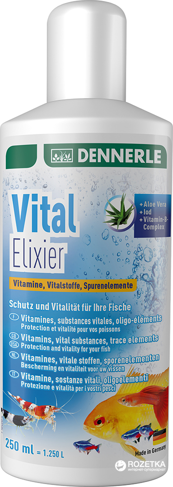 

Микроэлементы Dennerle Vital Elixier для рыб 250 мл
