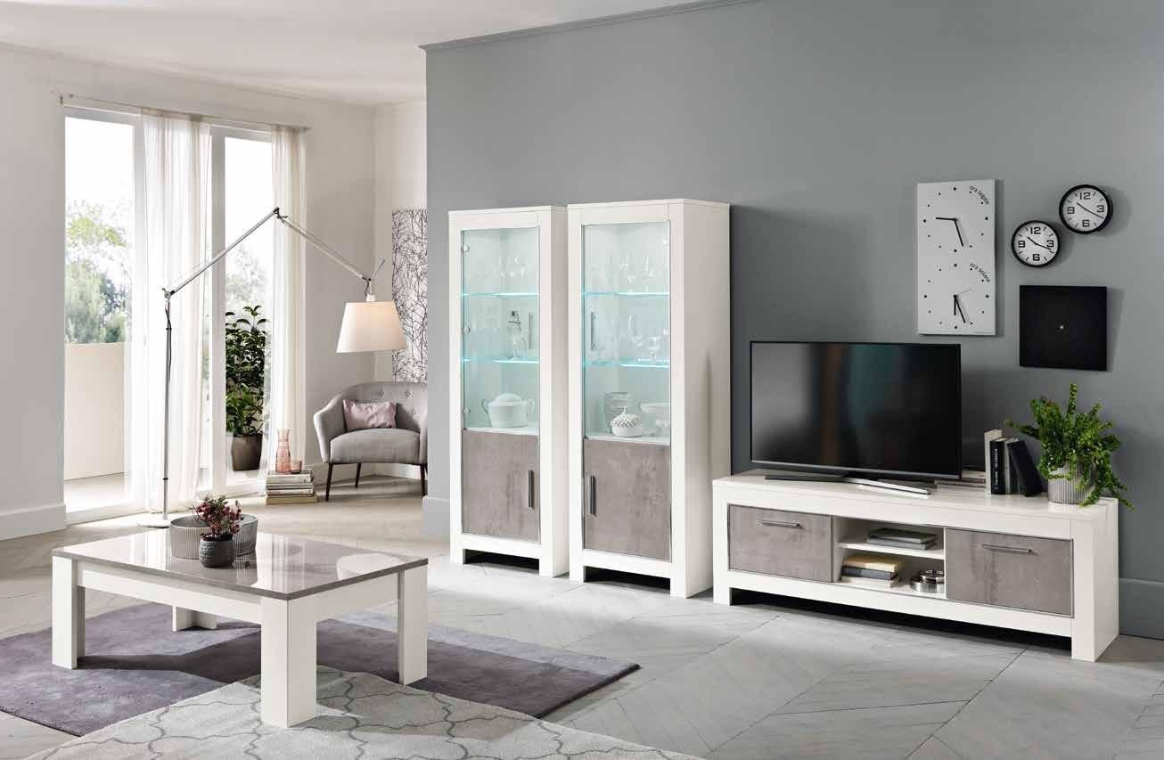 

ТВ тумба Modena, Mobilificio L.M, 1600*450*540, белый глянец, серый мрамор