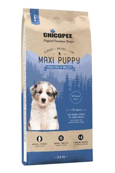 

Сухой корм для собак Chicopee CNL Maxi Puppy Poultry & Millet 15 кг