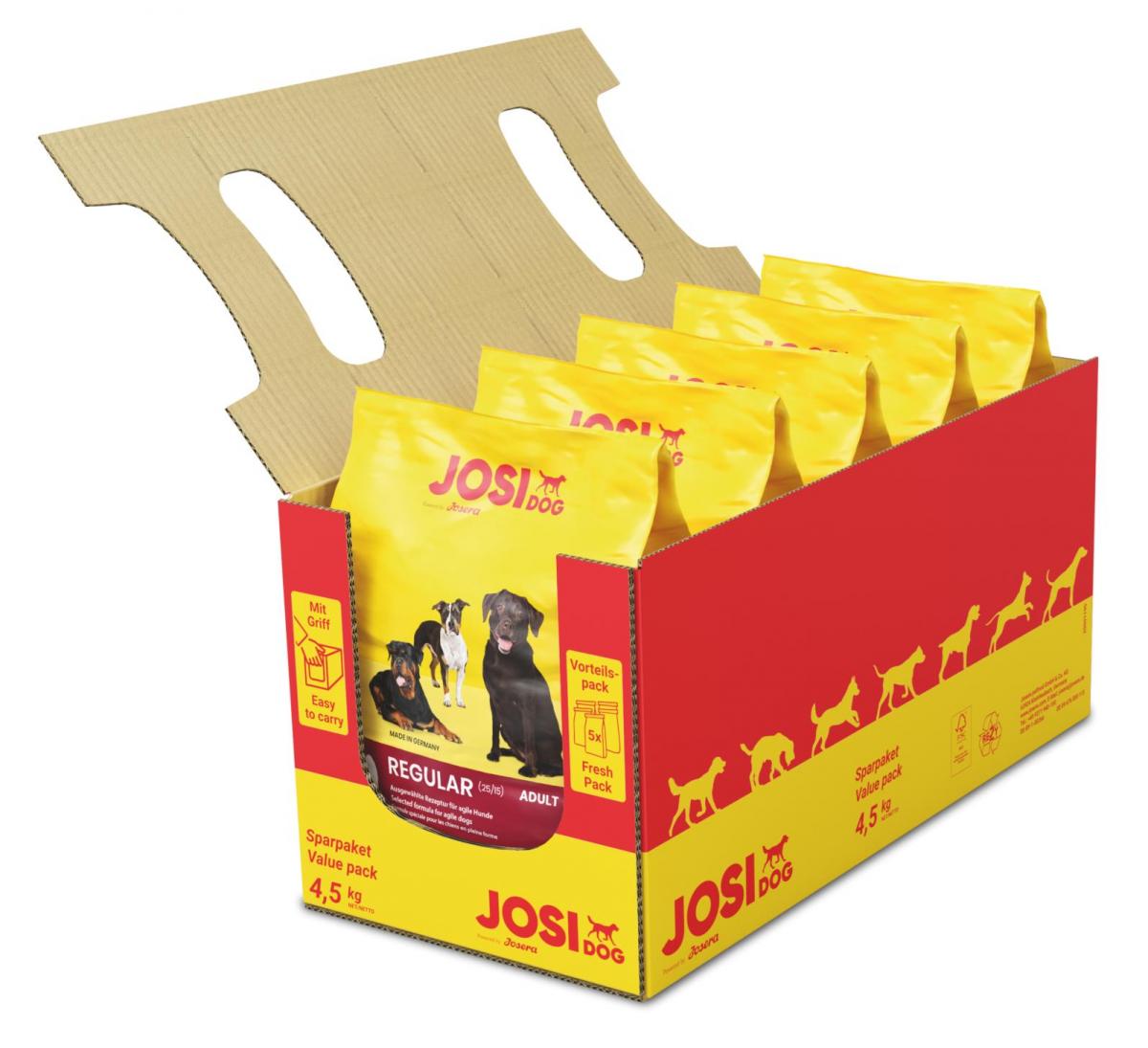 

Сухой корм для собак JosiDog Regular 4,5 кг (403225473086618)