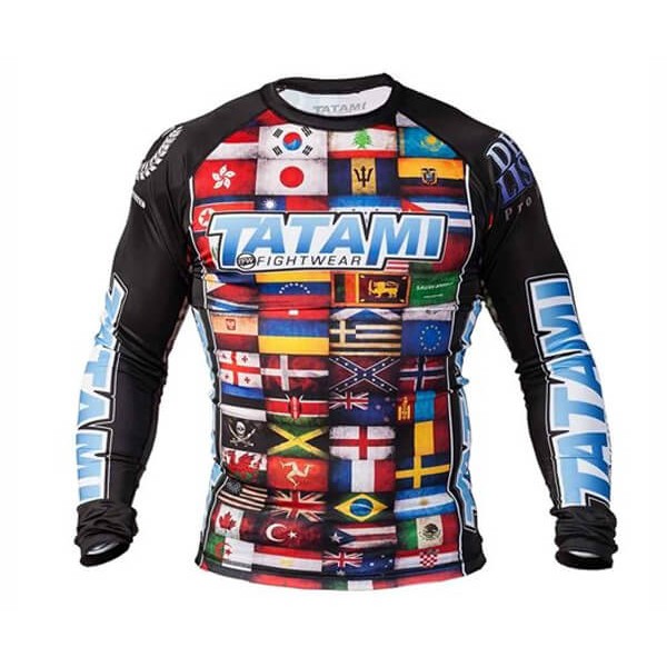 

Рашгард с длинным рукавом Tatami Fightwear Dean Lister Flags (M) Принт