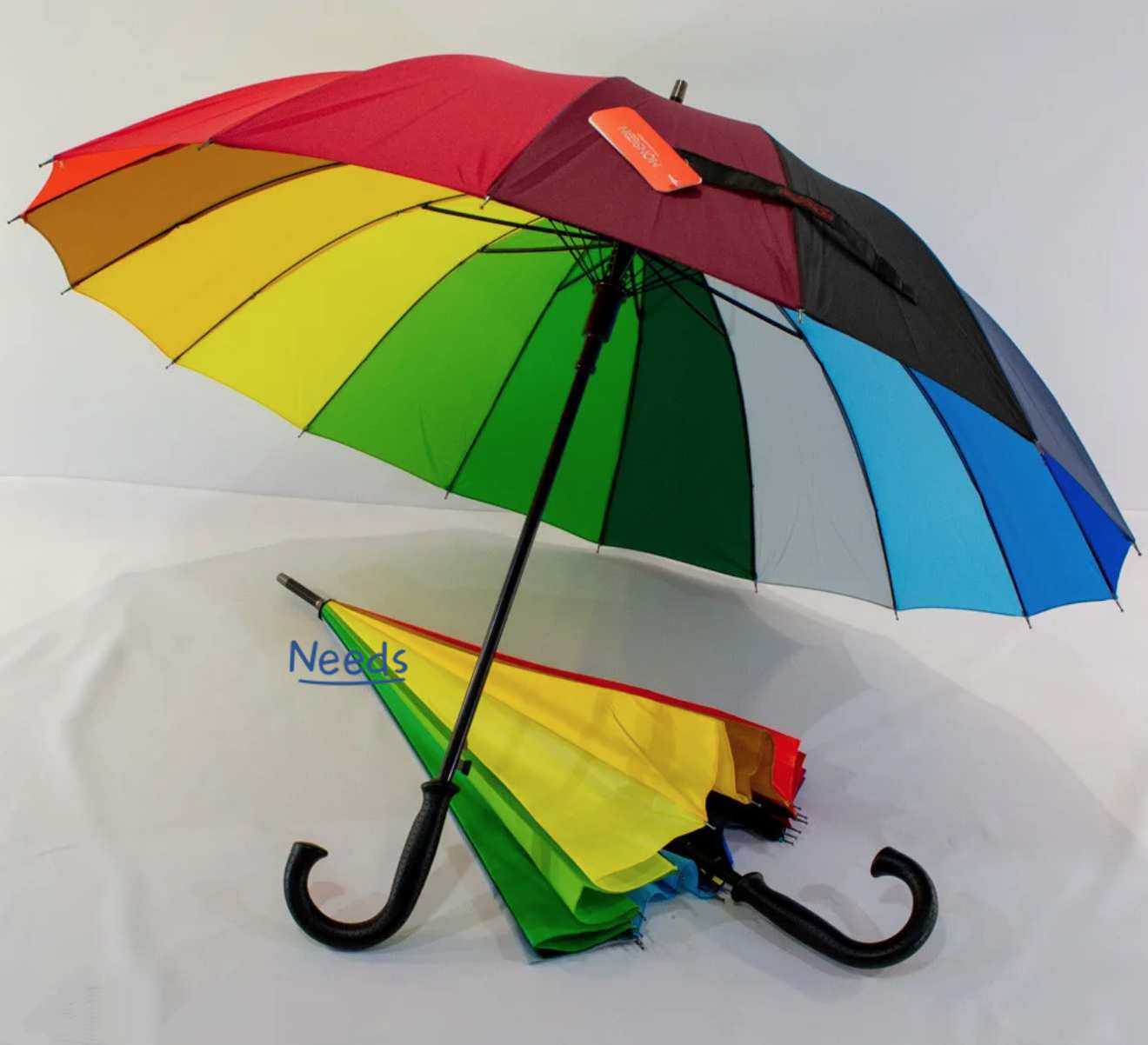 

Зонт трость Monsoon Радуга женский полуавтомат (M-8052)