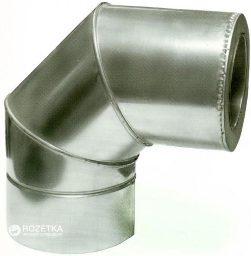 

Дымоход Canada 90° с термоизоляцией ø120/180 мм оцинкованная нержавеющая сталь 1 мм (120/180КО90М304-1КО)