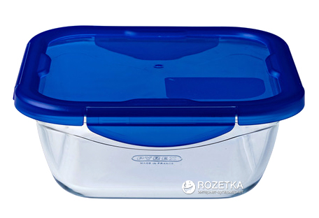 

Форма для запекания квадратная Pyrex Cook&Go с крышкой 16х16х6 см