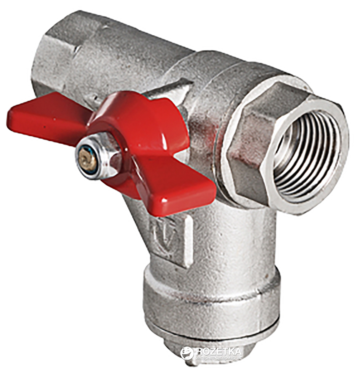 

Кран шаровой VALTEC со встроенным прямым фильтром 1/2" вн-вн (VT.294.N.04)