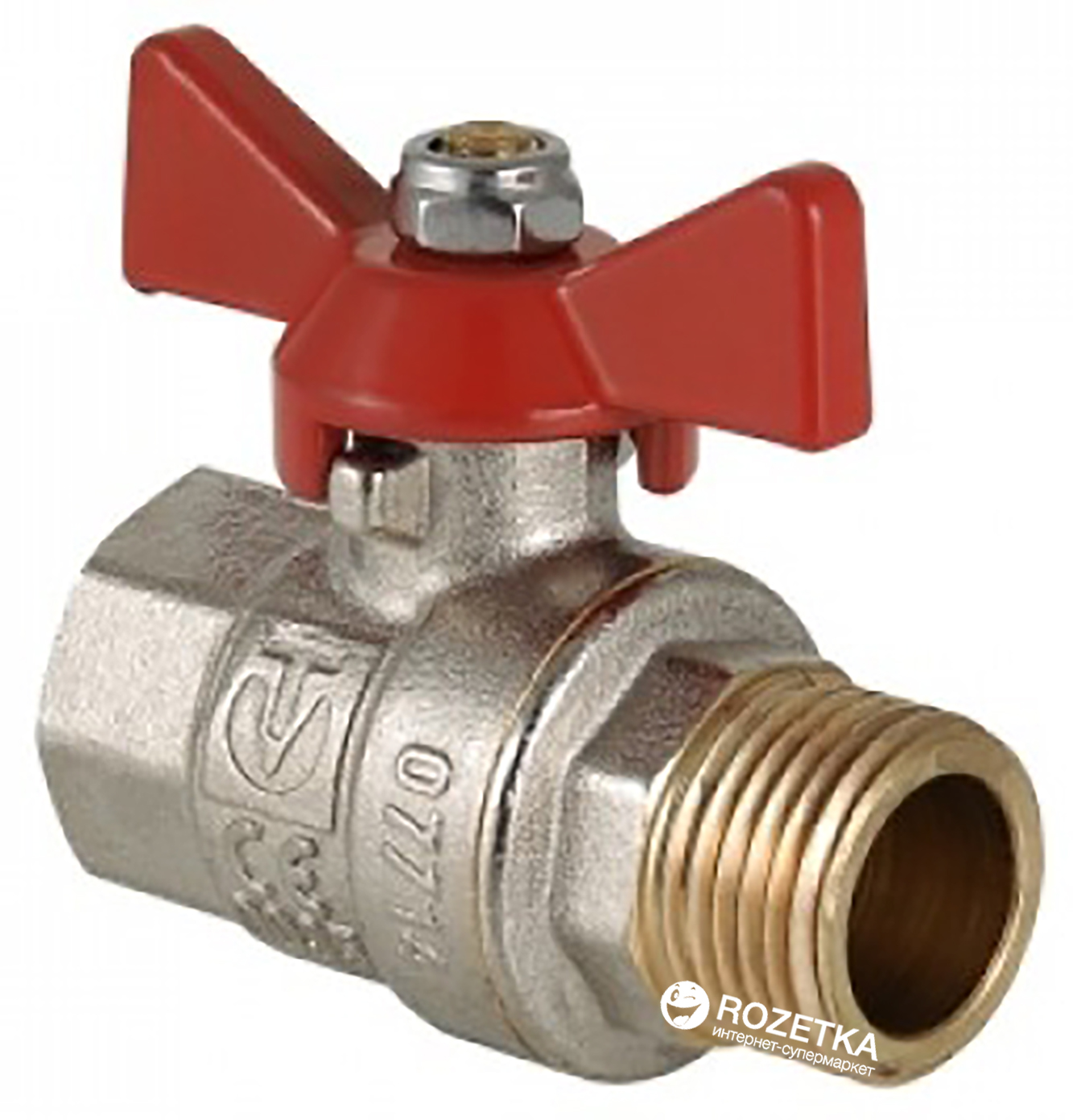 Кран кульовий VALTEC вн-зовн 1/2" (VT.218.N.04) – низькі ціни, кредит ...