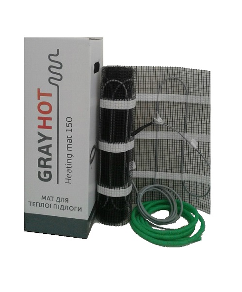 

Теплый пол нагревательный мат Gray Hot 3,4 кв.м, 498Вт