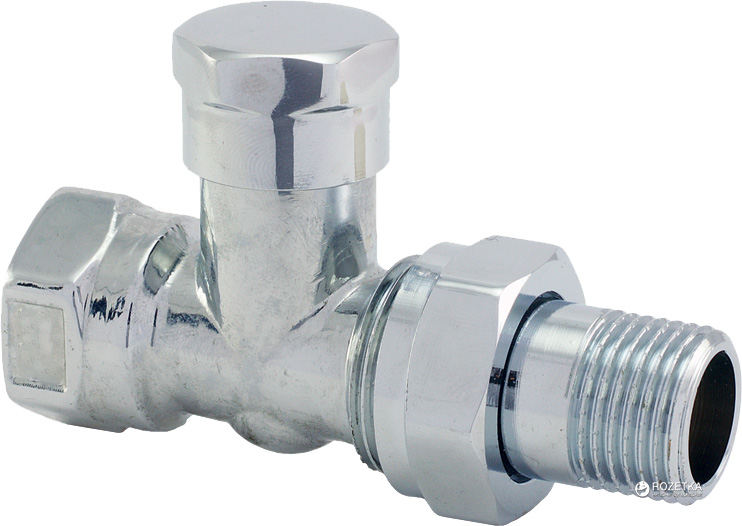 

Кран радиаторный FADO Chrome 1/2'' прямой нижний, RC04