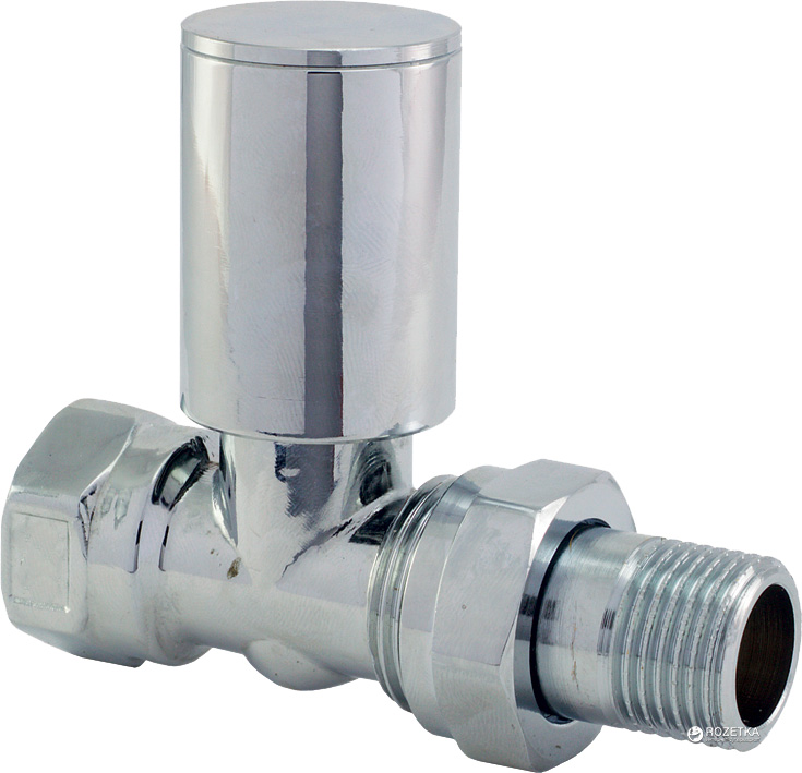 

Кран радиаторный FADO Chrome 1/2'' прямой верхний, RC03
