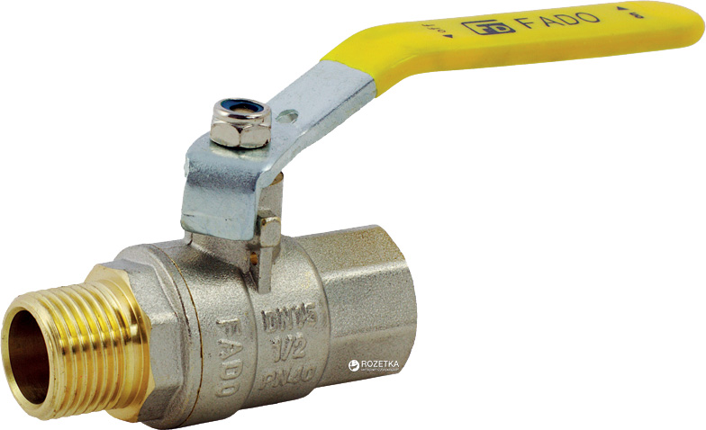 

Кран шаровой FADO New Gas PN40 25 1'' НВ с ручкой, GR13