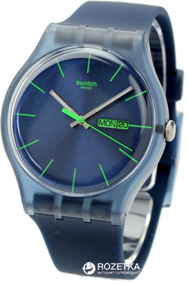 

Мужские часы SWATCH Blue Rebel SUON700