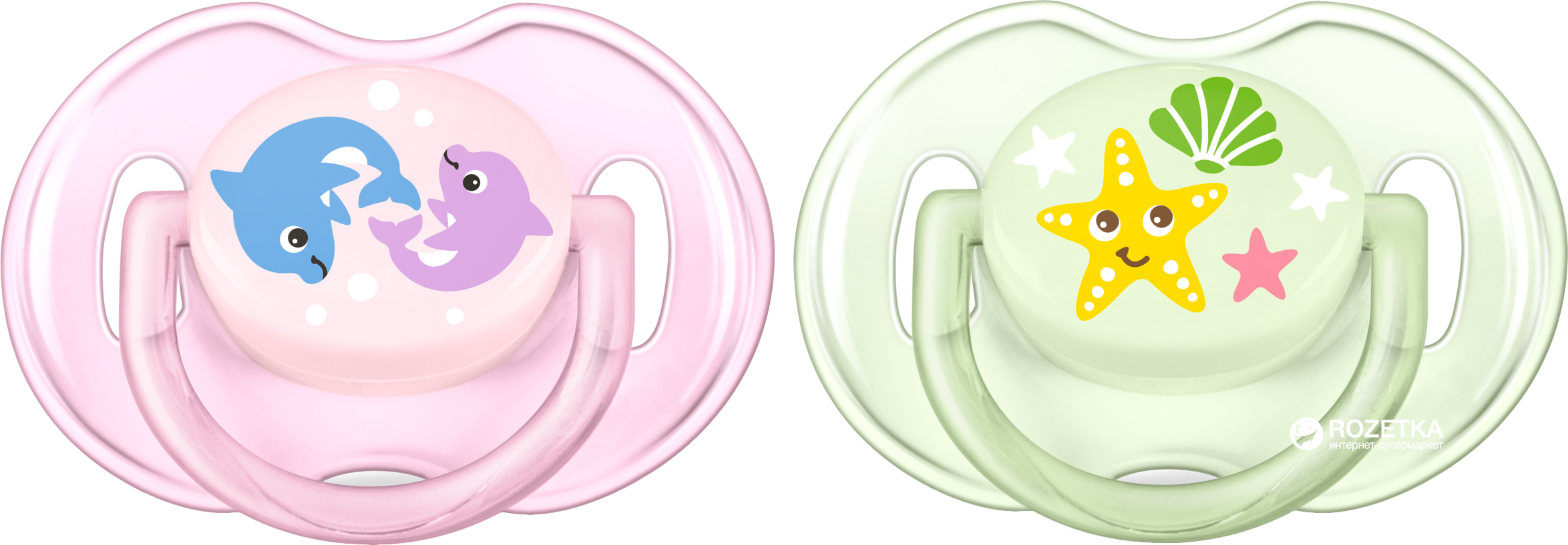 

Пустышка Philips AVENT Classic для девочек 0-6 мес 2 шт (SCF169/36)