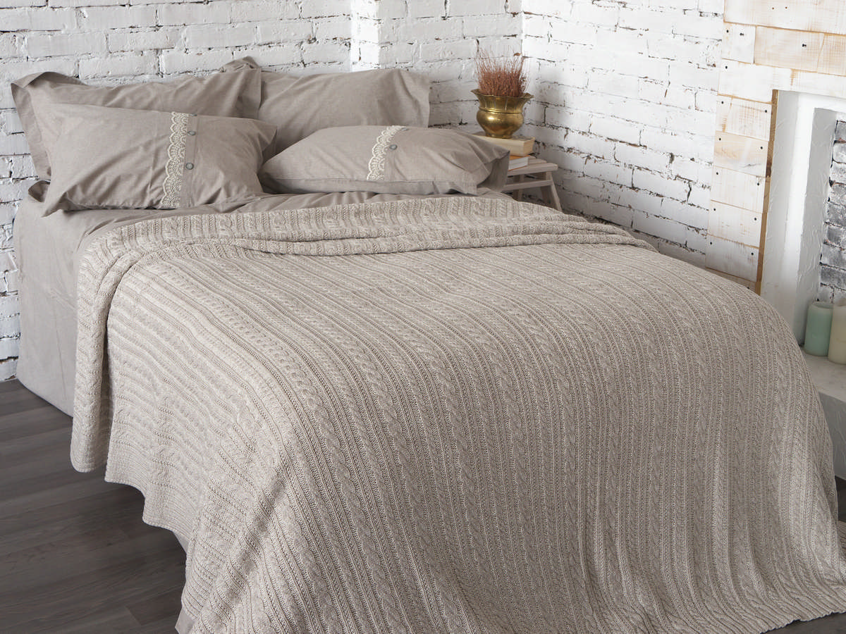 

Плед Betires Home Milenia Beige 220x240 см
