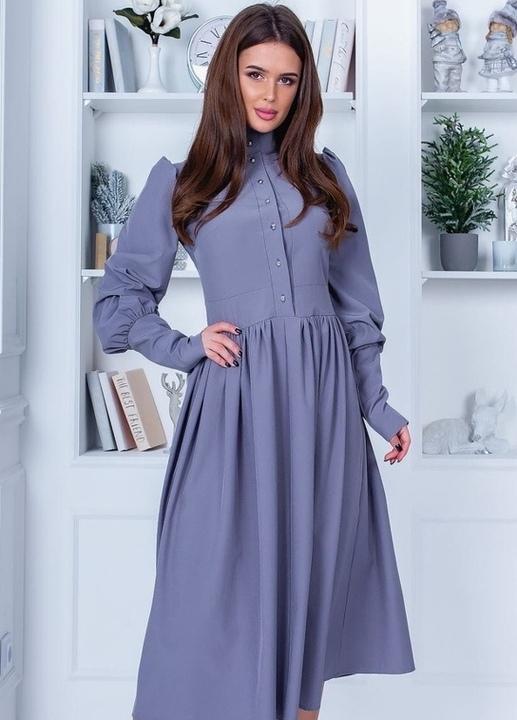 

Платье G&M k-62812 44 Размер цвет серый