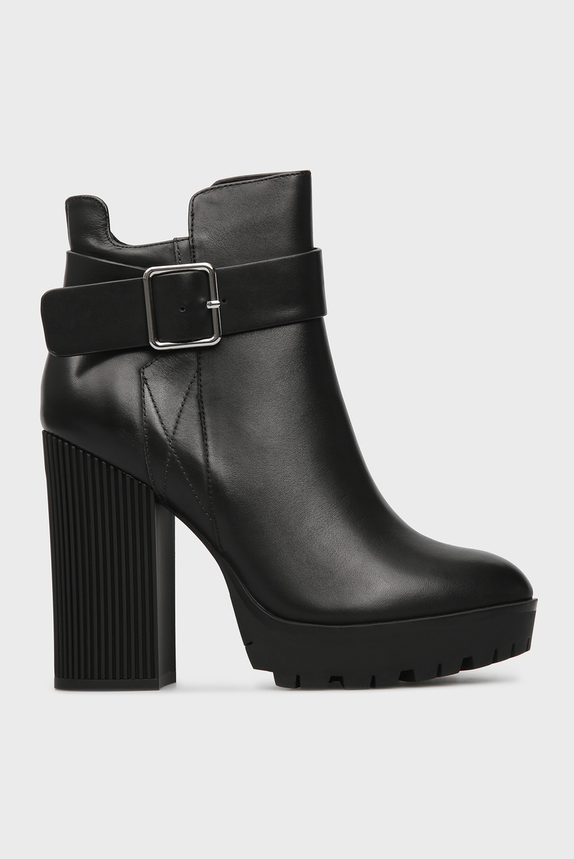 

Женские черные кожаные ботильоны Preppy 39 F786B-156-1