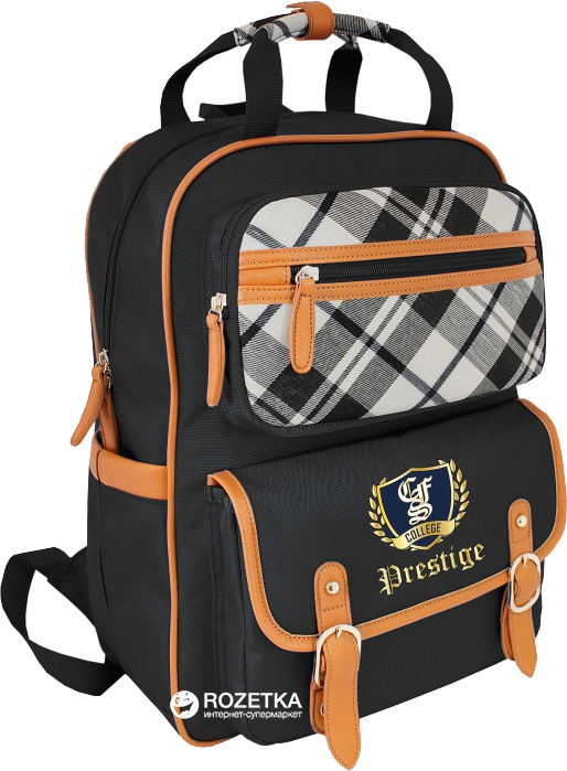 

Рюкзак молодежный Cool For School 790 16.5" Унисекс Prestige Black (CF85699)