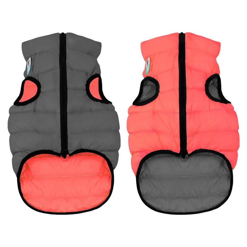 

Курточка двусторонняя AiryVest для собак XS30 кораллово-серая 1669 (4823089304472)