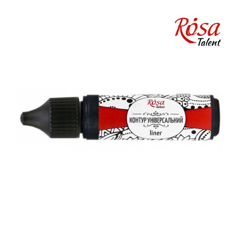 

Контур универсальный Rosa Pentart 20мл черный (5997412710588)