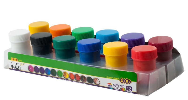 

Краски гуашевые ZiBi KIDS Line 12цвx20мл (ZB.6658)