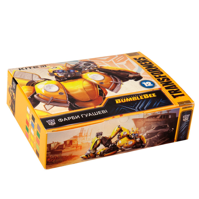 

Краски гуашевые Kite Transformers 12цвx20мл (TF19-063)