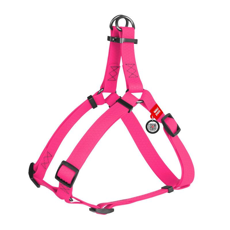 

Шлея WAUDOG Waterproof COLLARTEX розовый водостойкая 27657 (4823089319254)