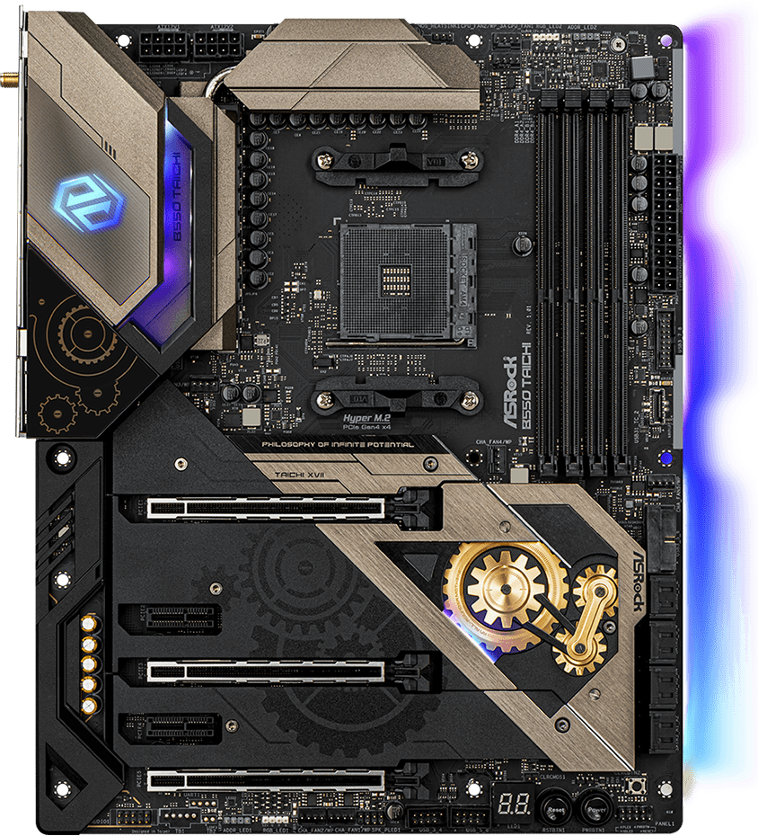 

Материнская плата ASRock B550 Taichi (sAM4, AMD B550, PCI-Ex16)