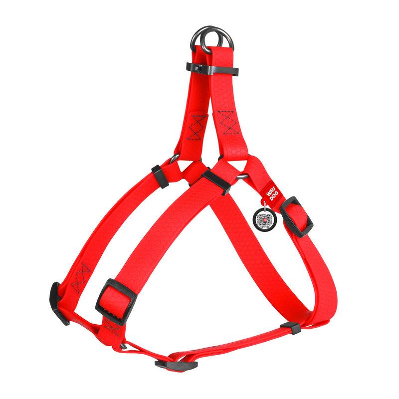 

Шлея WAUDOG Waterproof COLLARTEX красный водостойкая 27673 (4823089319315)