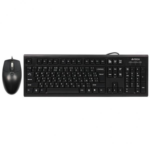 

Комплект проводной клавиатура и мышка A4Tech KRS-8572 black