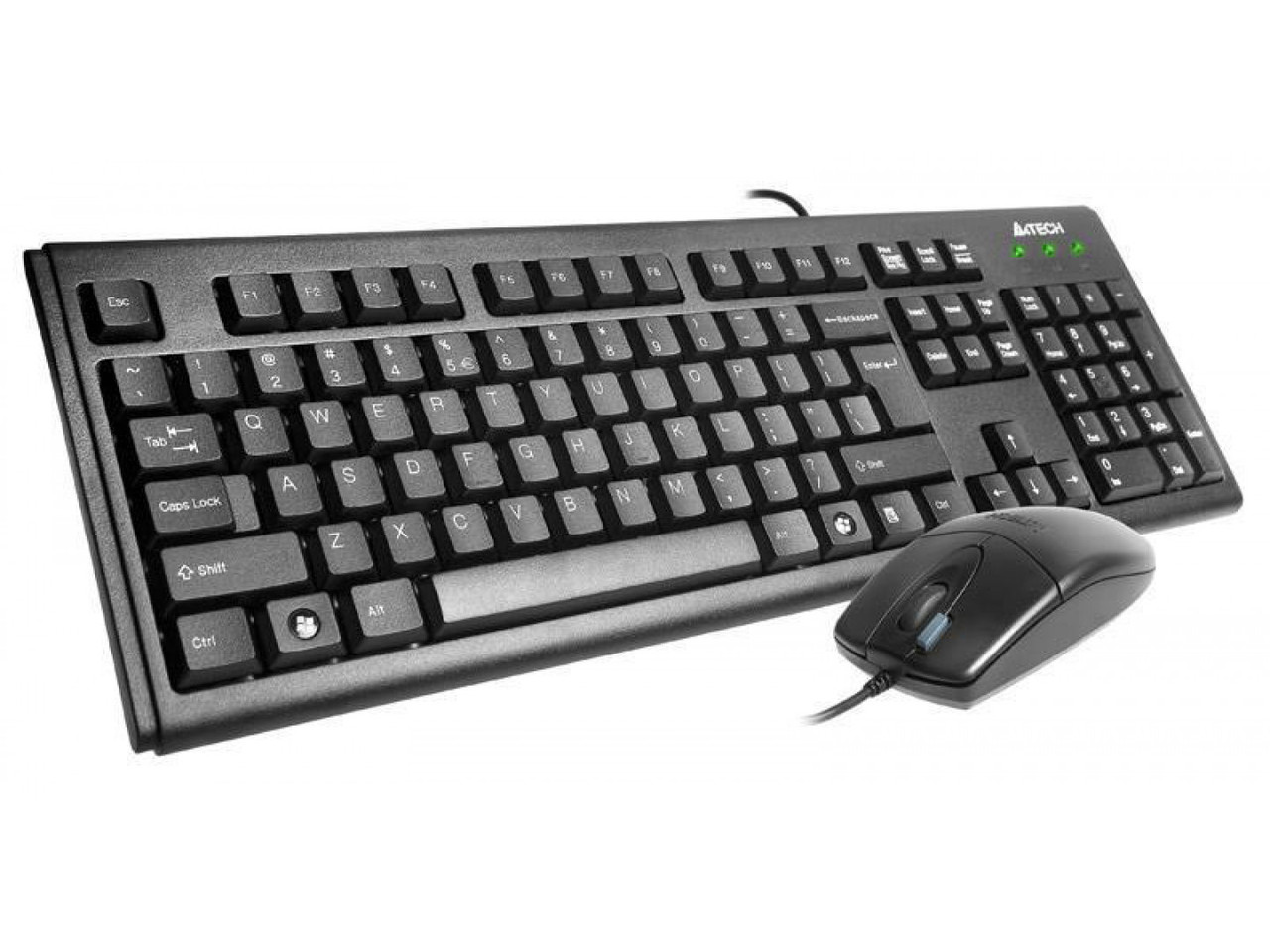 

Комплект проводной клавиатура и мышка A4Tech KM-72620D black