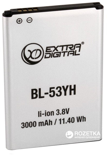 

Аккумулятор ExtraDigital для LG G3